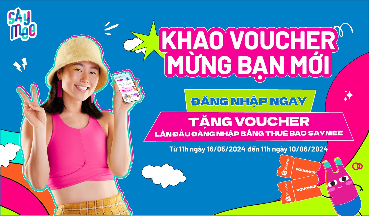 Saymee tặng bạn Voucher 30K